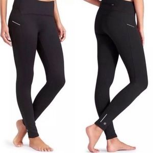 Athleta fleece running legging